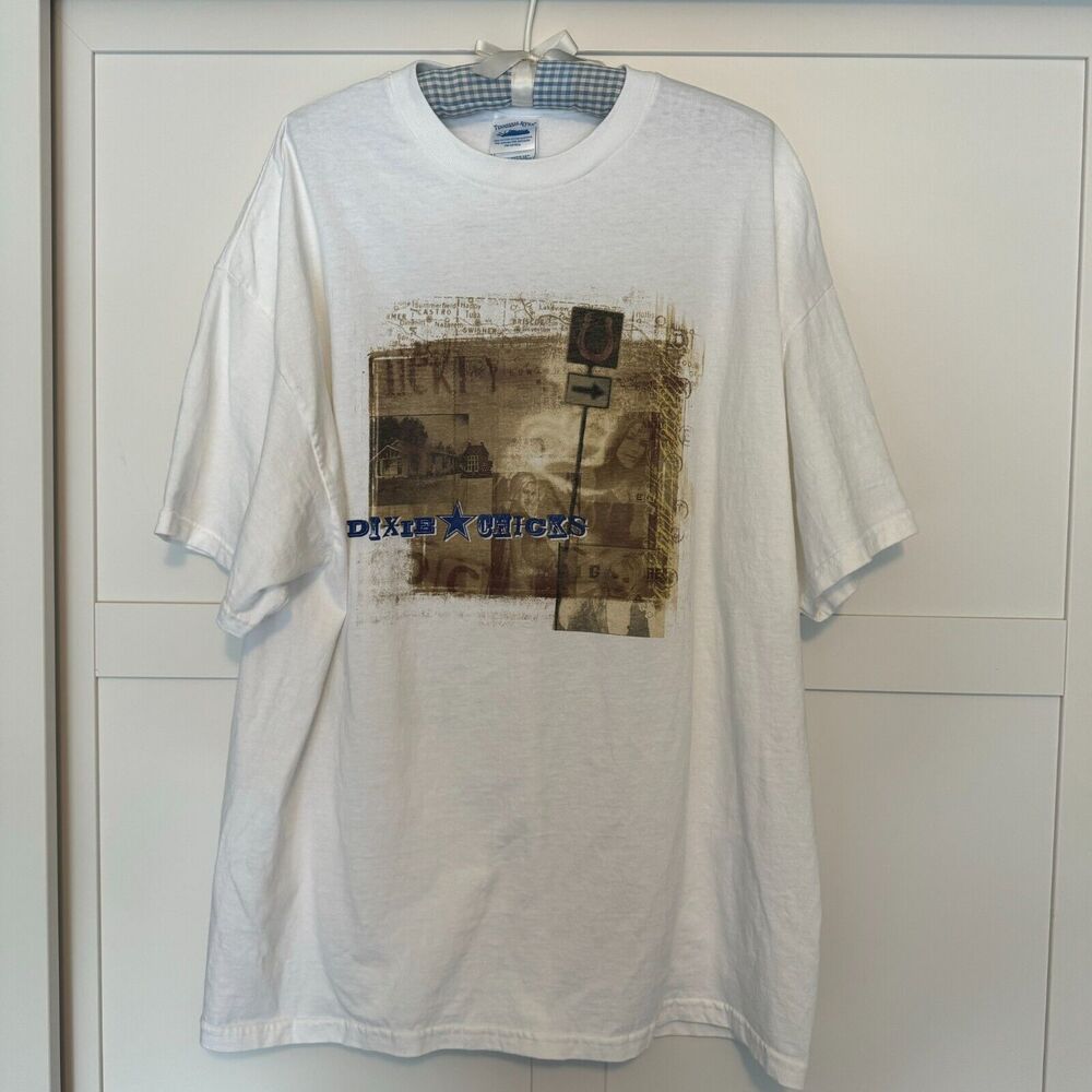 Vintage Dixie Chicks 2003 Top of the World Tour T-Shirt 2XL Y2K Country Music